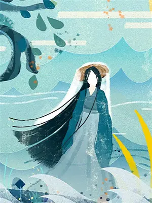 美女救下神秘人